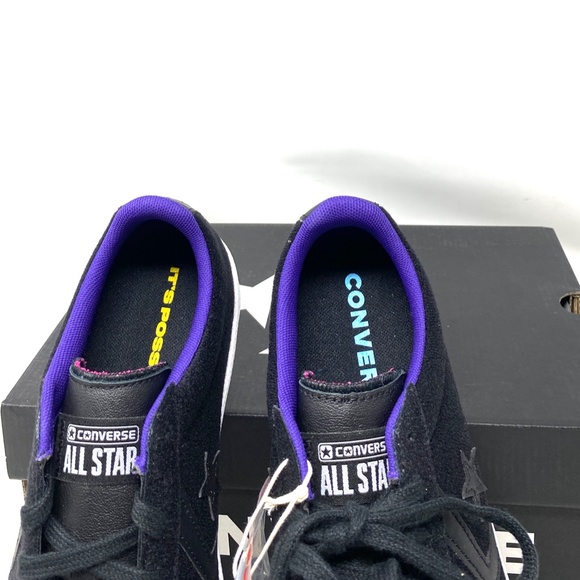 Converse Pro Leather Low Skate Women's Shoes Black Suede Casual Sneakers A01649C - Picture 4 of 11